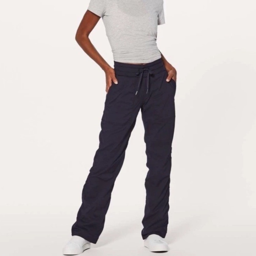 Lululemon Dance Studio Pant III Size 10 Navy Blue
